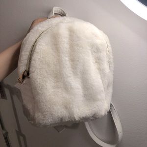 Faux Fur Mini Backpack